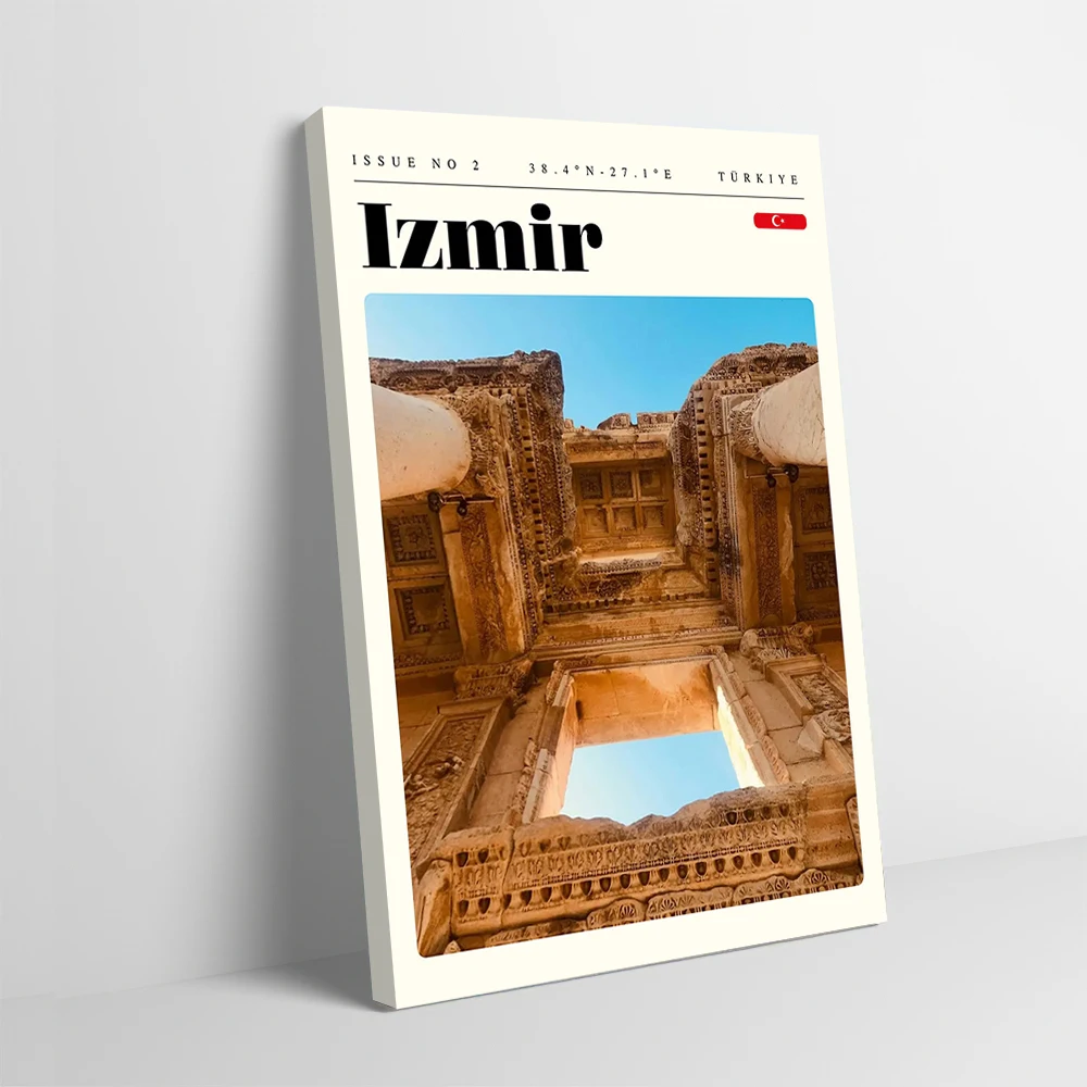 إزمير تركيا السفر الفن الطباعة المشارك صور الرسم على لوحات القماش الجدارية للوحات الزخرفية الديكور عناصر ديكور المنزل #1