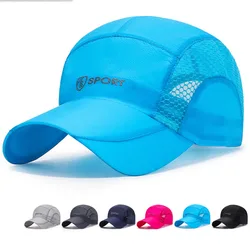 Casquette d'été en maille pour hommes et femmes, chapeau de cyclisme, de course, de baseball, de tennis, respirant, à séchage rapide, Sophia, Snapback, d'escalade, de sport