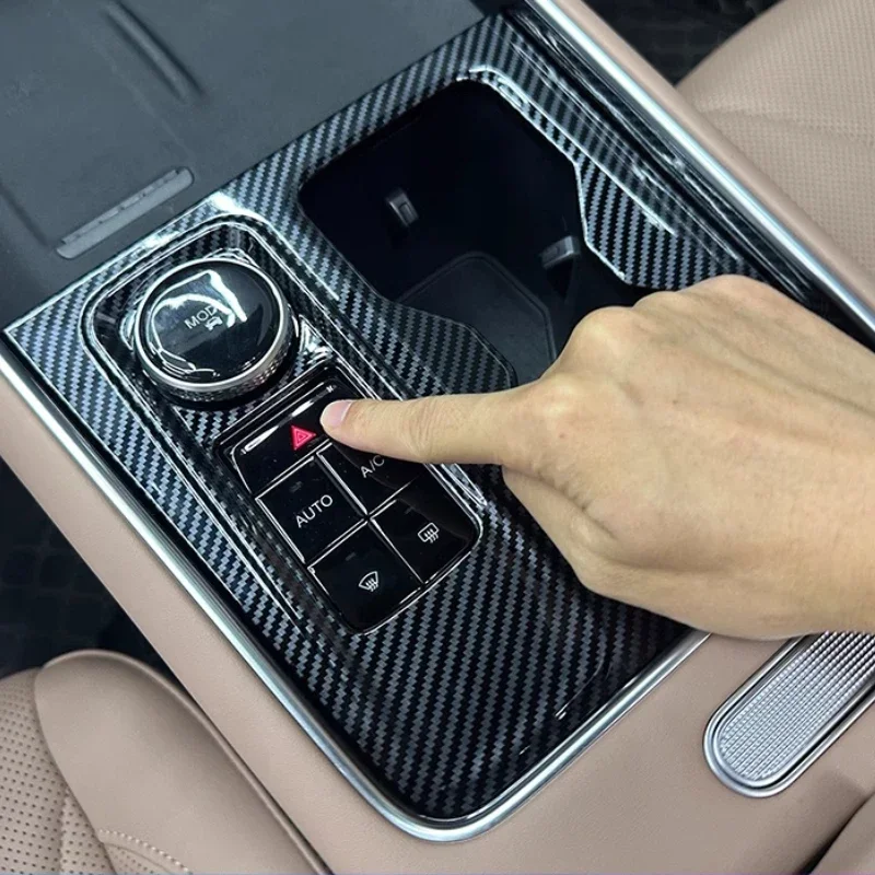 

For Tiggo 9 Chery Tiggo 8L Car Central Control Gear Panel Modification Special Interior Kit ABS Plastic Glass Switch Car Sticker