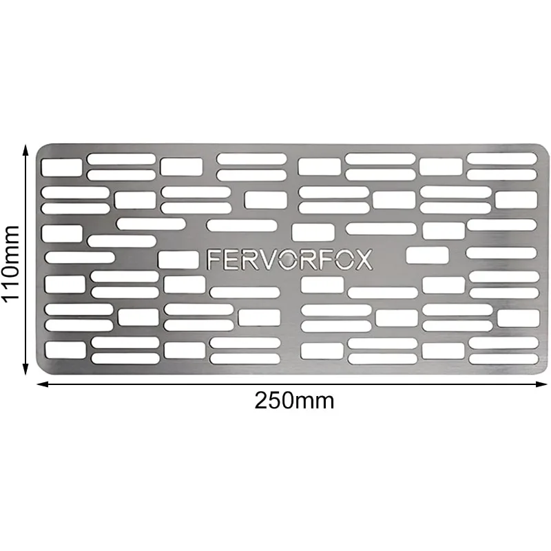 Stainless Steel Grilling Meshes Camping Titanium Mini Grill Grid Heat Resistant No Deformation Grilling Meshes for Outdoor