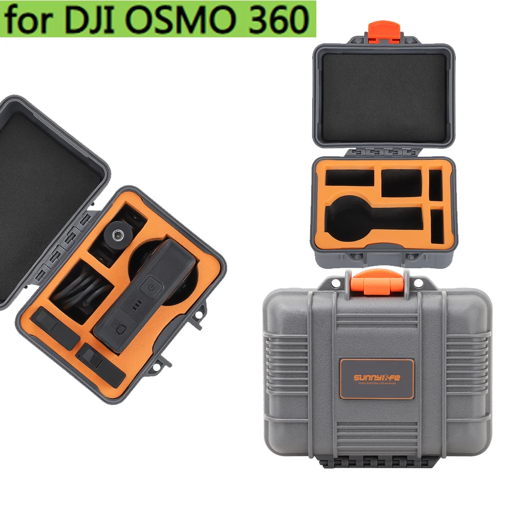 

Hard Case for DJI OSMO 360, Mini Storage Box Waterproof Safety Case Panoramic Camera Handheld Travel Bag,Sturdy and Anti-Drop