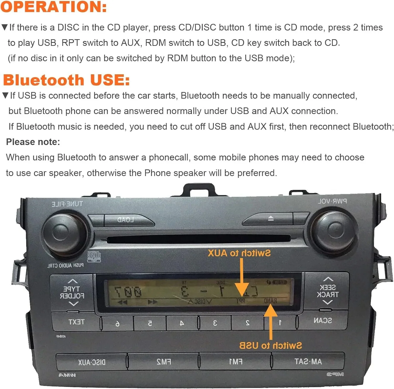 Музыкальный Bluetooth-кабель-адаптер громкой связи для автомобиля AUX для Toyota Lexus Scion, компьютерные кабели, соединяющие аппаратные кабели для ПК, детали