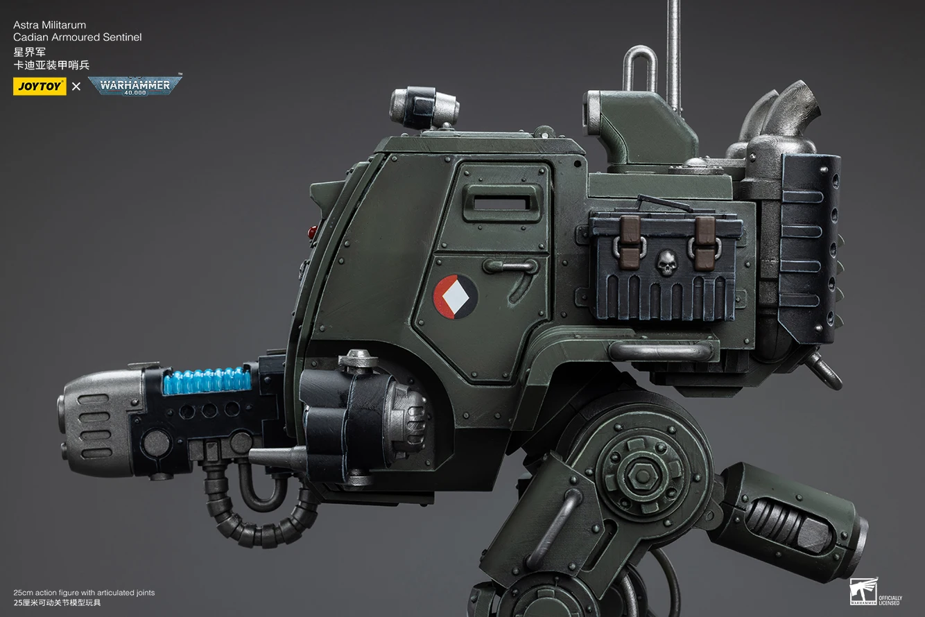JOYTOY Warhammer 40K Astra Militara Cadian Armoured Sentinel 1/18 Figures Game Models Mecha Toys Collection Ornaments