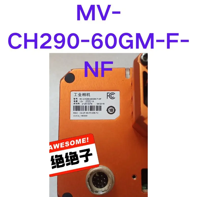 Second-hand test OK Industrial Camera MV-CH290-60GM-F-NF AND MV-CH290-61GM-F-NF