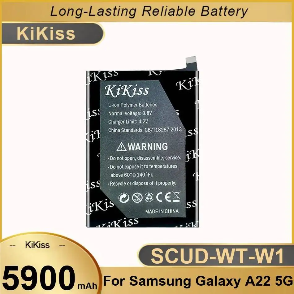 

Для Samsung Galaxy A22 5G SM-A226B Scud-WT-W1 аккумулятор мобильного телефона 5900 мАч хорошая низкотемпературная производительность