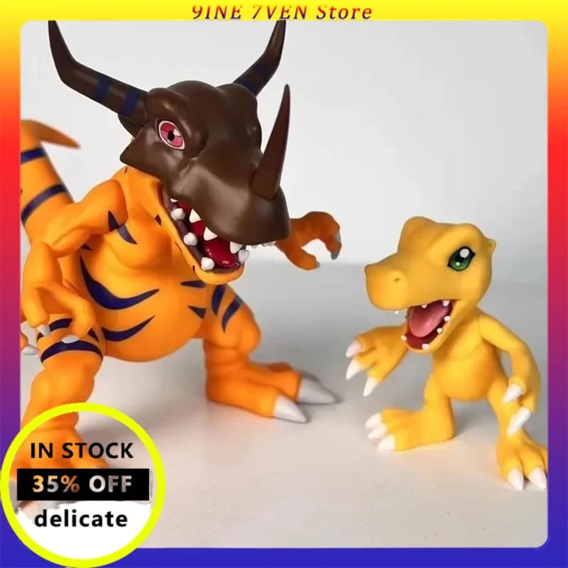 

Digimon Anime Figures Set - Gk Greymon Agumon And Gabumon Cute PVC Action Figures Collectible Model Decoration for Fans