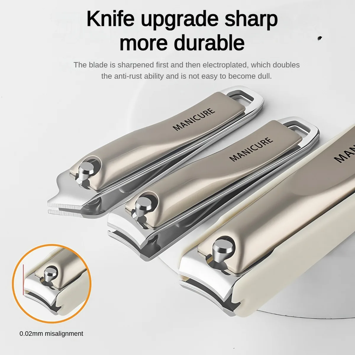 7 pçs conjunto de cortador de unhas de aço inoxidável profissional manicure pedicure conjunto portátil viagem kit de unhas com caso requintado
