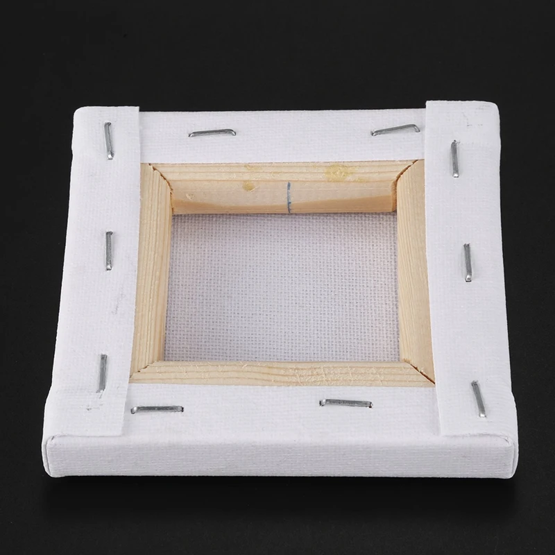 Горячие TTKK 40 шт., белые пустые художественные доски, мини-натянутые художественные холсты, художественная доска, акриловая масляная краска, дерево + хлопок для художественной живописи