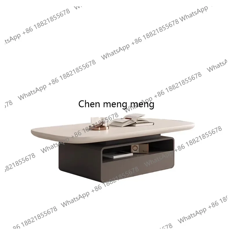 

Luxury Postmodern Coffee Table Minimalist Modern Slim Aesthetic Coffee Table Colourful Partitions Mesa Auxiliar Unique Furniture