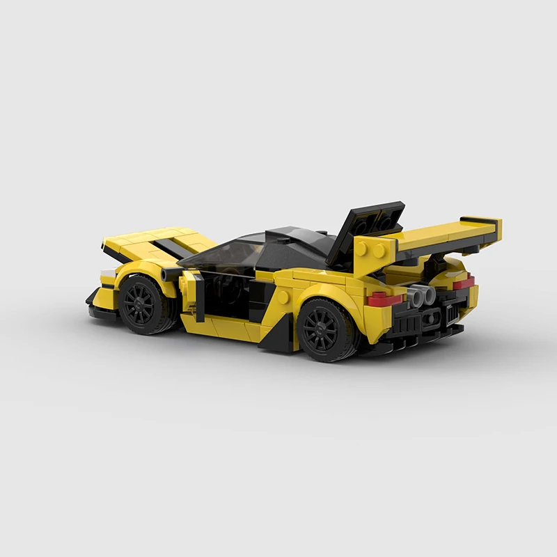 Features Roadster racing car models compatible MOC Small particles Puzzle kids toys DIY building block gifts