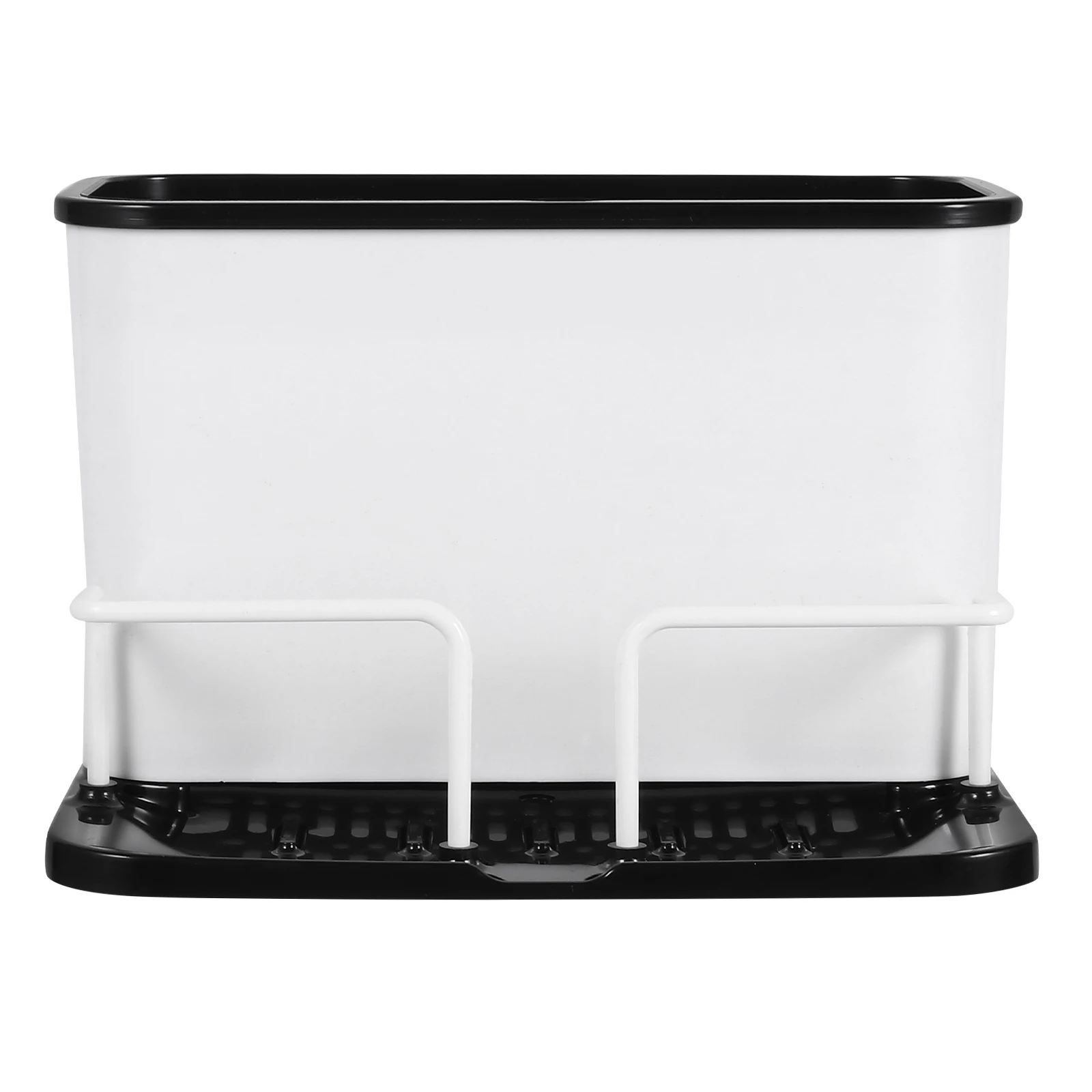 

Chopsticks Holder Kitchen Utensil Drainer Sink Cutlery Rack PP Material Two Compartments Storage Tray Anti Mold Bacteria Proof