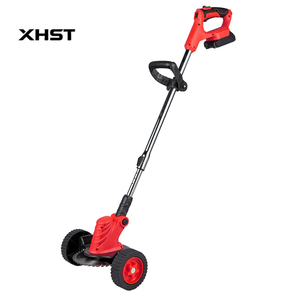 

20V Grass Trimmer Machine Electric Trimmer Grass Battery Brush Cutter With Wheels For Garden