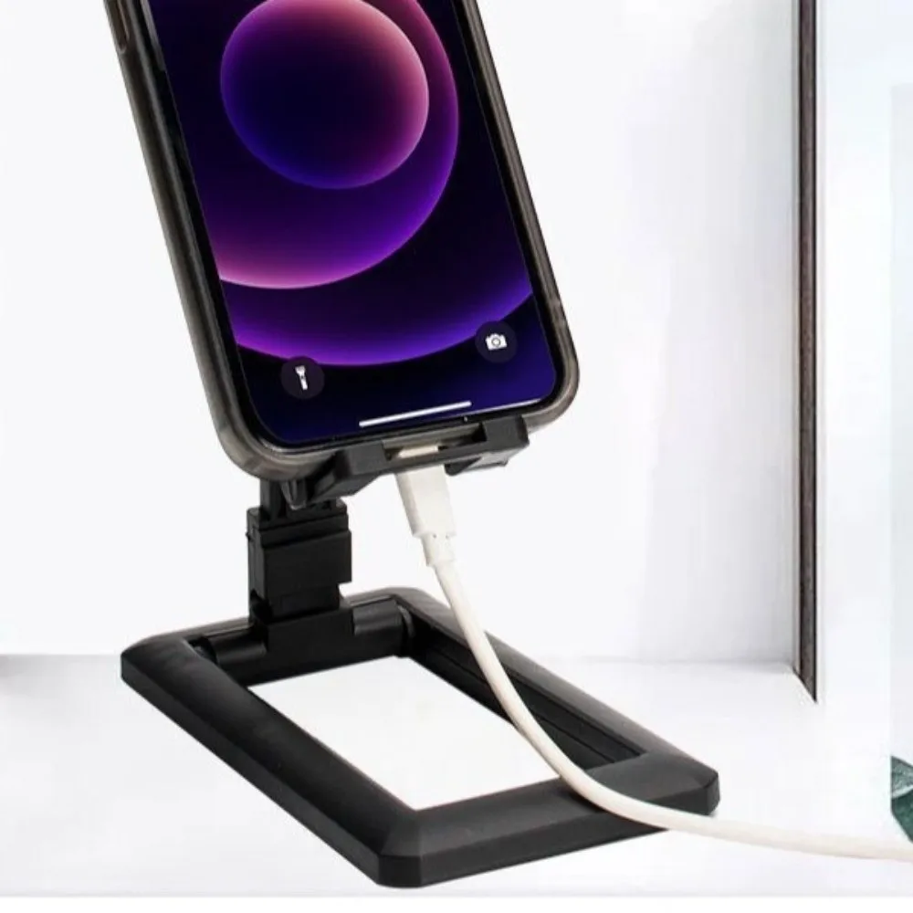 Durable Plastic Desktop Phone Mount Telescopic Grip Supports Foldable Phone Holder Convenient Universal Phone Stand Accessory