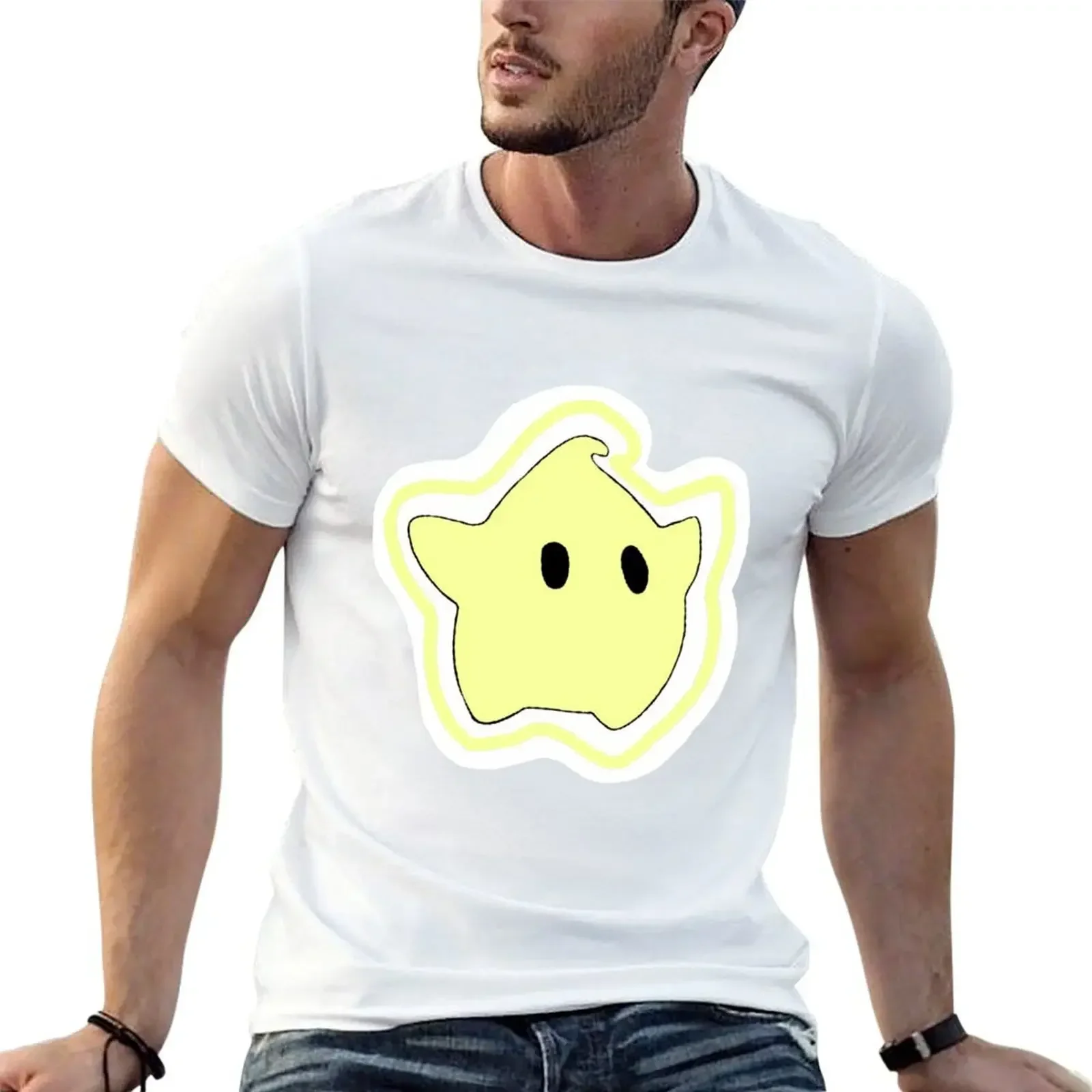 Yellow Luma T-Shirt man t shirt Blouse compression shirt men