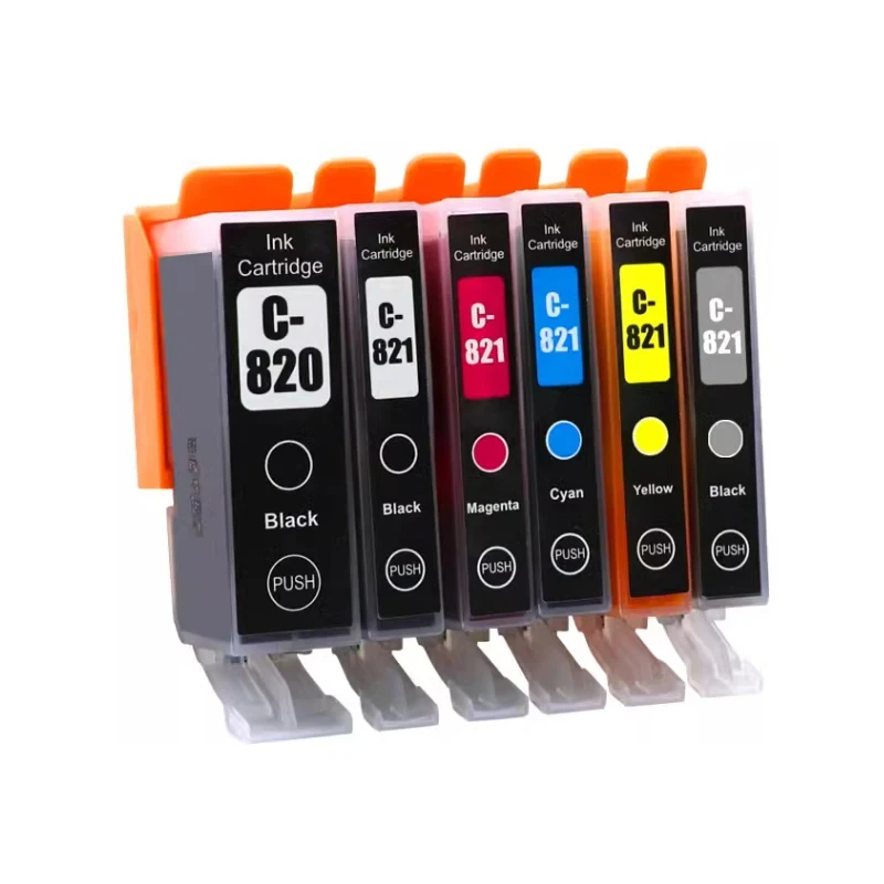 PGI-820 CLI-821 PGI 820 CLI 821 Premium Compatible Ink Cartridge for Canon PIXMA IP4680 IP4760 MX868 MP568 Printer