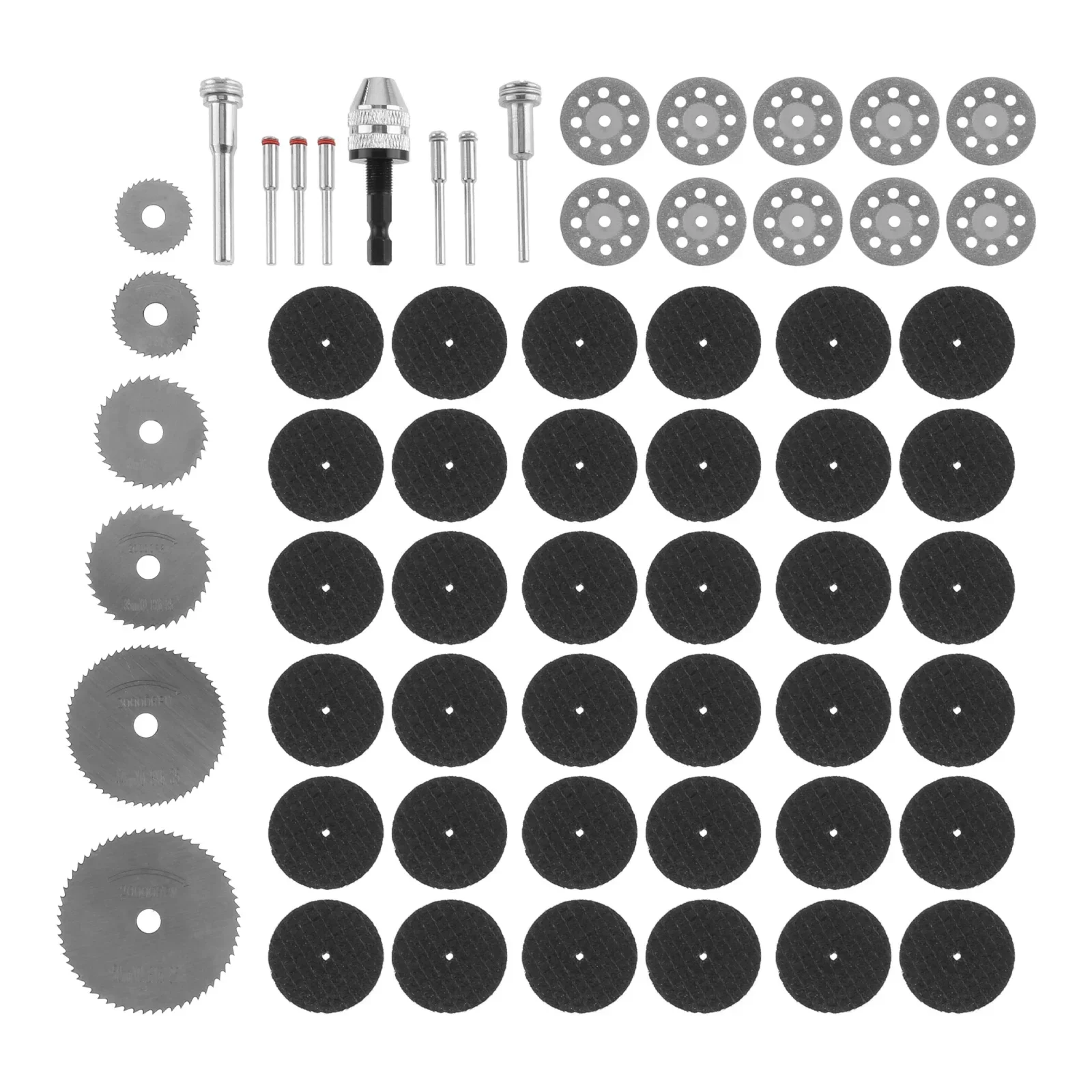 60pcs Diamond Cutting Discs Metal Saw Blade HSS Mini Circular Saw Blade Resin Cut-Off Wheels Set for Electric Drill Rotary Tools