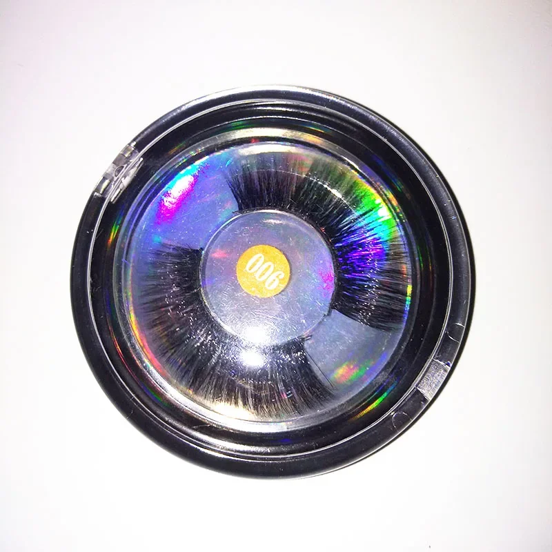 Ciglia sintetiche ultra leggere riutilizzabili Ciglia finte effetto naturale 3D per strumenti per il trucco degli occhi per l'estensione delle ciglia