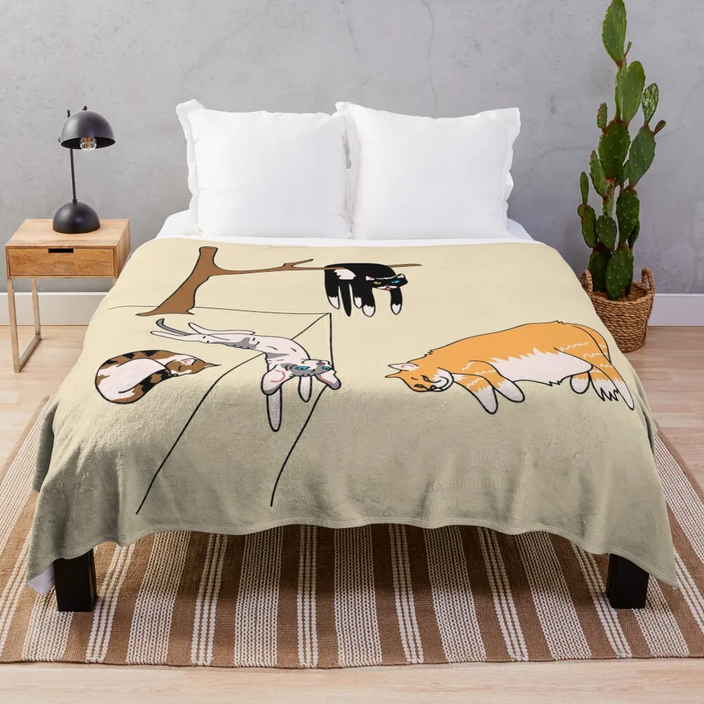 

Dal-'s cats Throw Blanket Soft Cozy Blanket for Pet Kids Adults