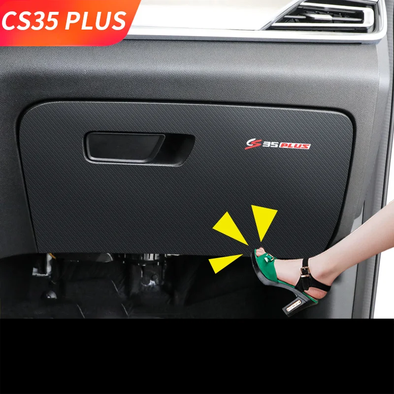 Car Co Pilot Dashboard Storage Glove Box Sticker Trim for Changan Cs35 Plus 2018 2019 2020 2021 Interior Accessories 2022 2023