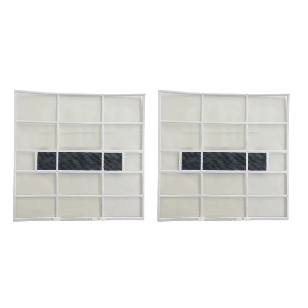 2 Pcs Plastic Air Conditioner Filter Anti Dust Mesh For General 1P 1.5HP Wall Mounted Split System Cooling Accessories
