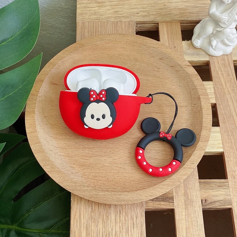 Cartoon Disney Earphone Case For EDIFIER X2/N2PODS/Q2 Silicone Wireless Blutooth Protective Earbuds Cover Charging Box With Hook