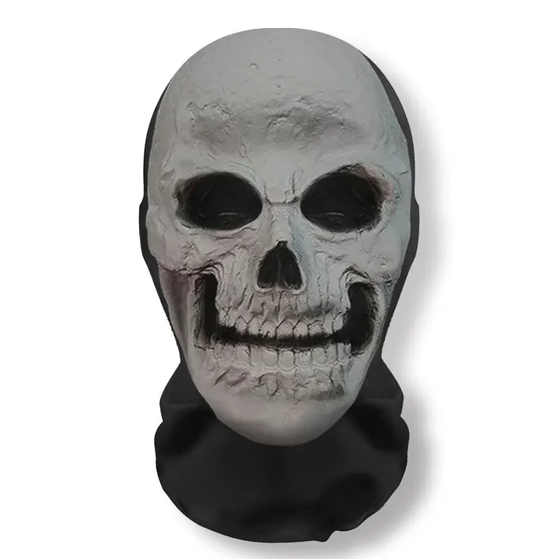

Halloween Ghost Face 3D Mask Balaclava Full Face Elastic Mesh Breathable Sunscreen Headcovers Funny Party Cosplay Props