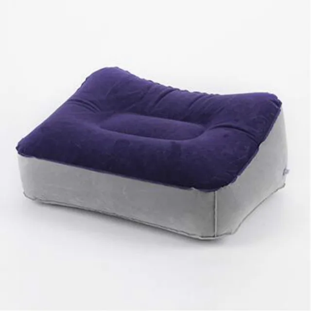 Inflatable Travel Pillow Foot Pad Airplane Car Bus Footrest stool Height Adjustable Kids Flight Sleeping Resting Pillow