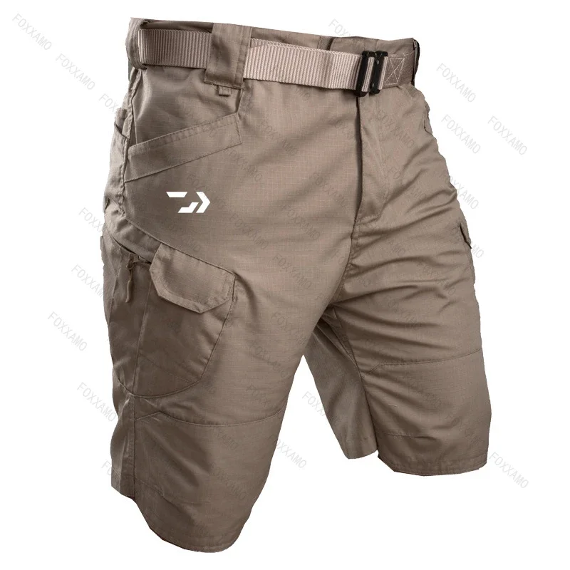 

2024 Summer Men's Fishing Shorts, Quick Drying Tactical Shorts, Multi Pocket Shorts, Outdoor Hunting and Fishing Pants