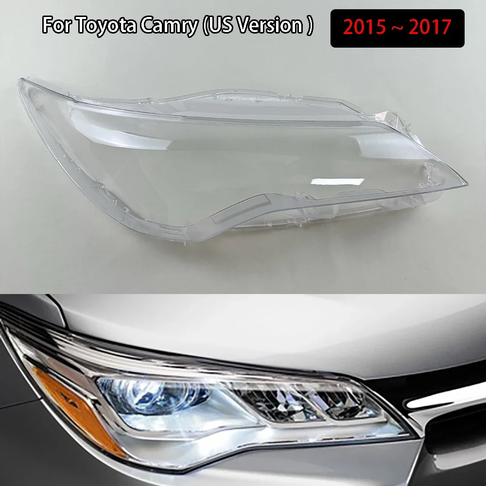 

Для Toyota Camry (версия для США) 2015 2016 2017, крышка фары, прозрачный абажур, абажур, корпус фары