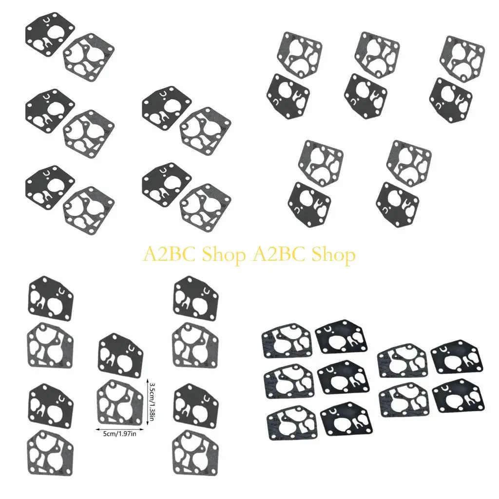 

A2BC Durable Carburetor Diaphragm Gaskets For Sprint Engines Chainsaw Repair