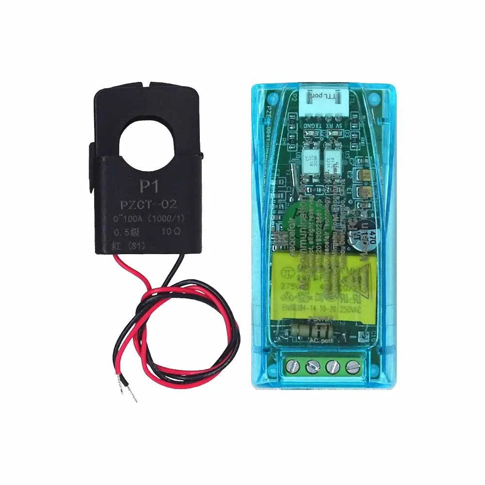 AC Digital Multifunction Meter Watt Power Volt Amp TTL Current Test Module PZEM-004T With Coil 0-100A 80-260V AC For Arduino