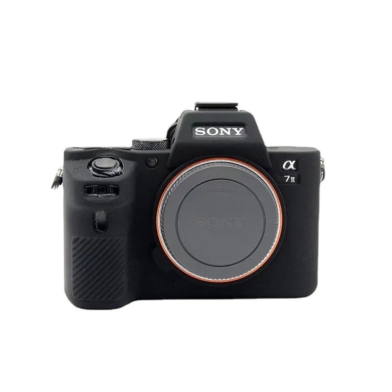 Funda protectora de goma de silicona para cámara A7II, funda protectora para Sony A7 II A7II A7R Mark 2 A7MII/A7RII/A7SII