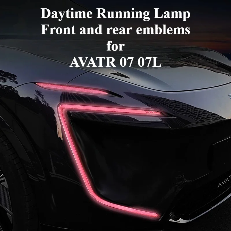 PVC Daytime Running Lights Front Rear Emblem Color Change Film for AVATR 07 07L