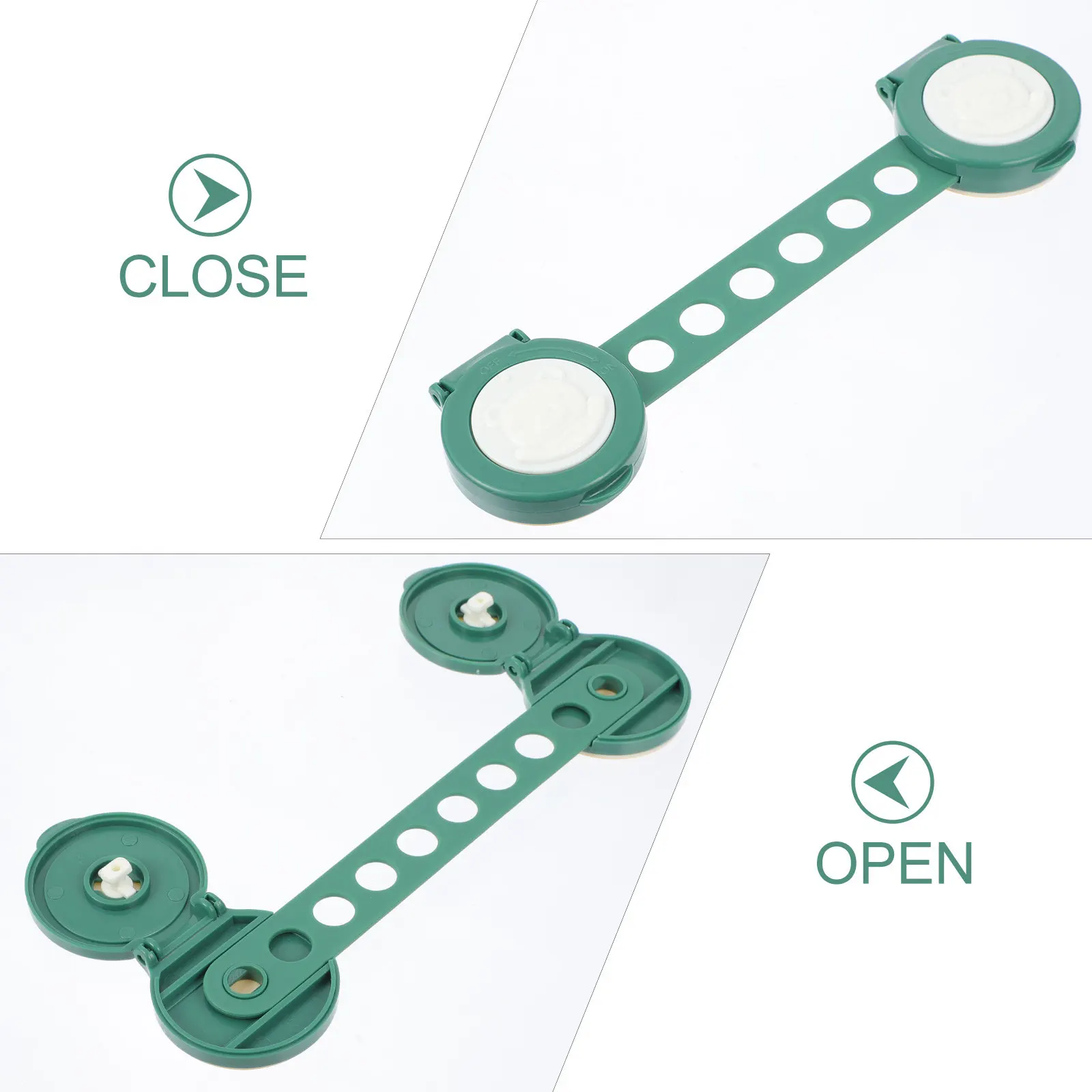 6Pcs Child Safety Locks Kids Protector Locks Baby Proofing for Cabinets Drawers Fridge Washing Machine Household Security
