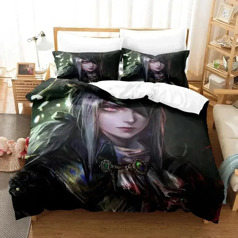 

Game Lady Maria Bloodborne 3D NEW Duvet Cover Pillowcase Bedding Set Adult Girl Bedroom Decoration Children Single Double Large