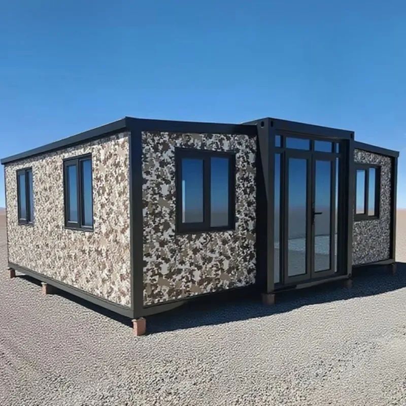 Ready Made Custom Sandwich Panel Container House and Mobile Home 20ft 40ft 3 Bedrooms Fire Retardant