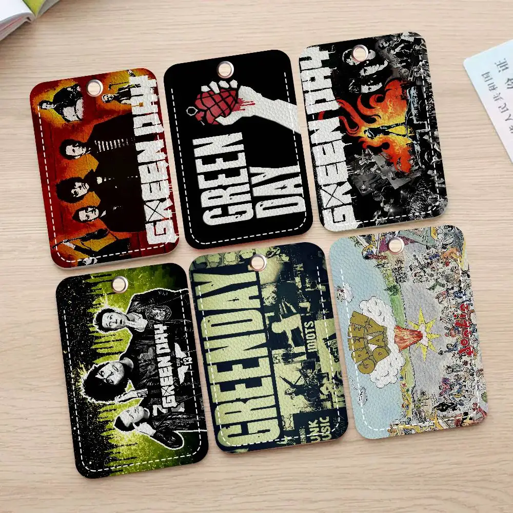 

Punk Rock Band Green Day 1pc INS Creative Cartoon Student Campus Card Holder For Meal Card, Bus Card, Work Card, Etc