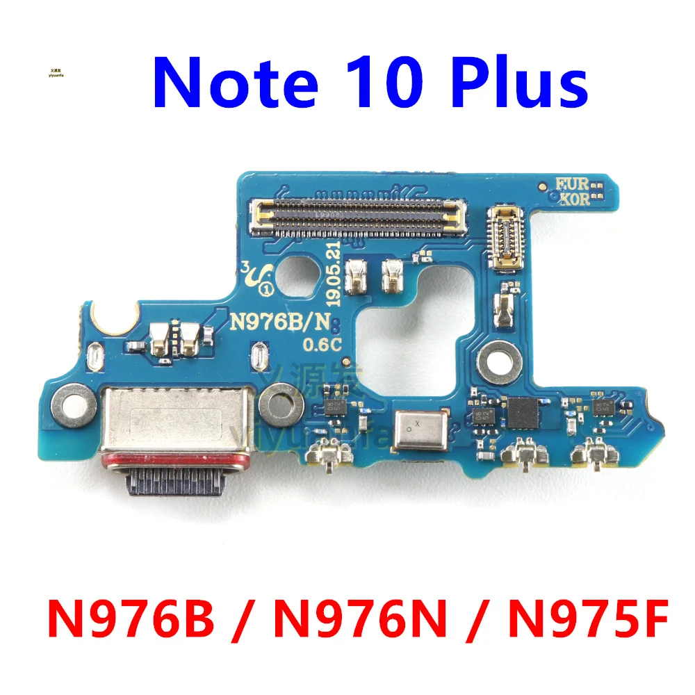 Złącze dokujące USB Port ładowania Elastyczny kabel do Samsung Galaxy Note 10 Plus + N976N N976B N975F Ładowarka z modułem mikrofonu