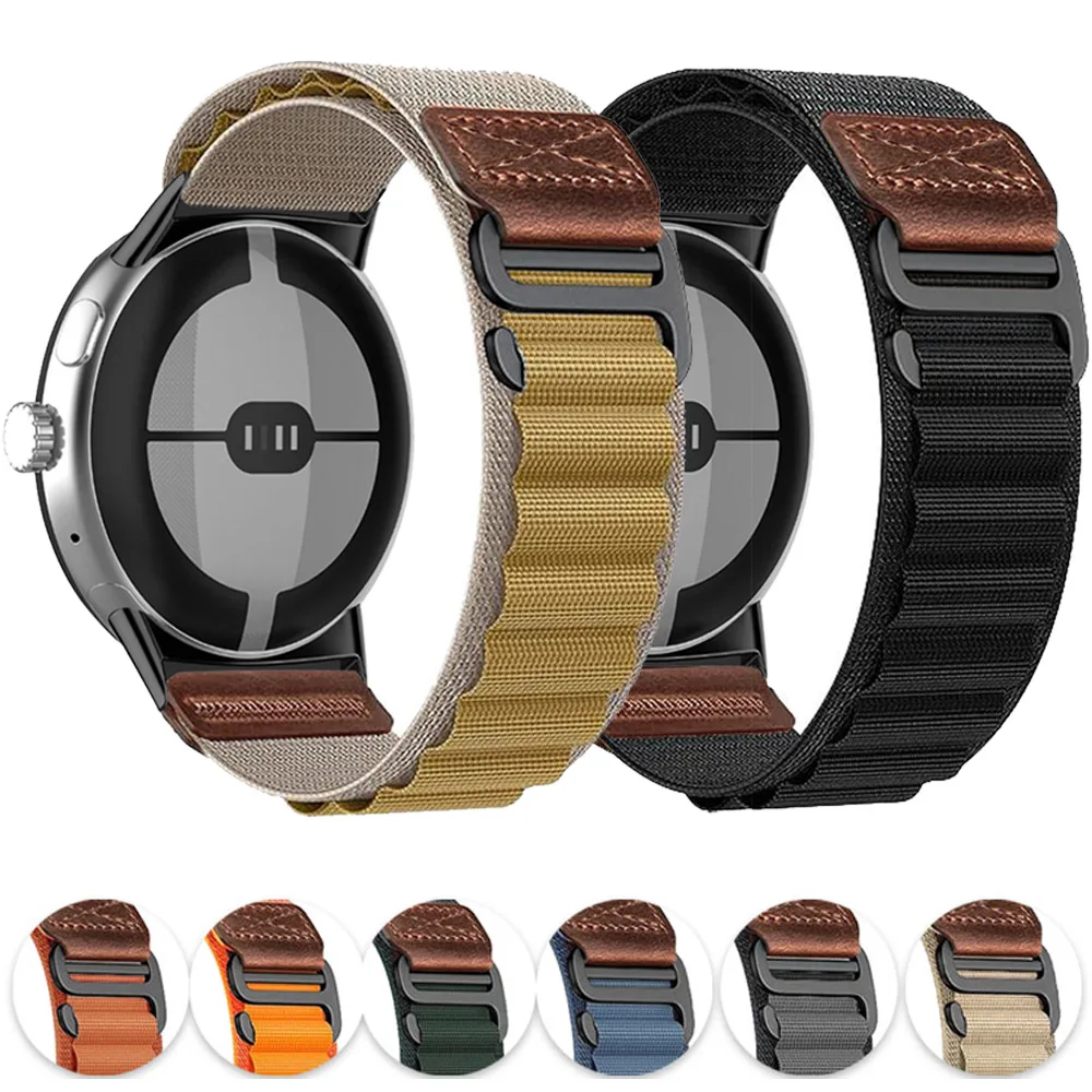 Alpine Loop Nylonarmband für Google Pixel Watch 4 45mm 41mm Komfortables Armband für Google Pixel Watch 4 3 2 1 Gürtelzubehör