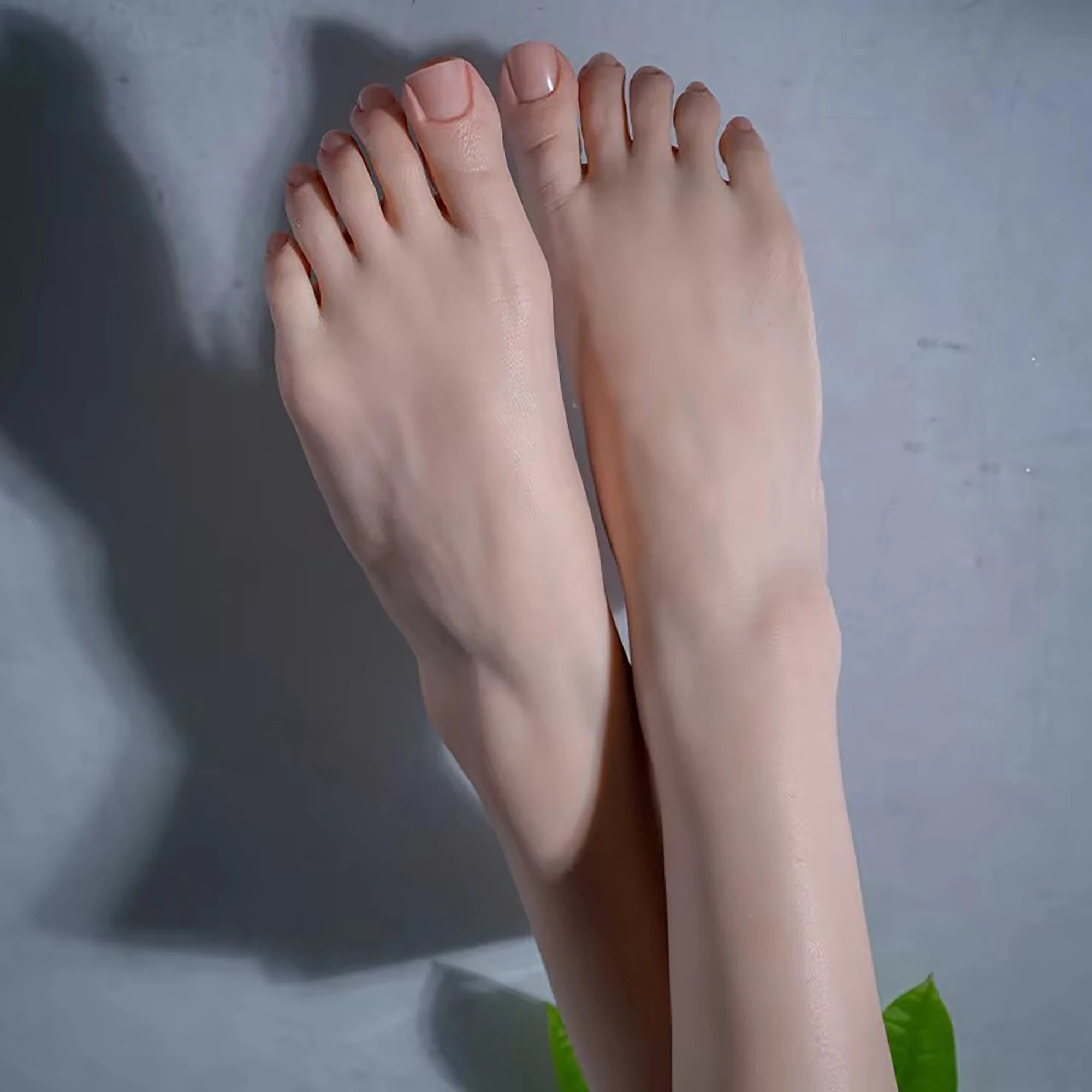 Female Simulation Foot Model Real Feet Reverse Mold Mannequin Leg Z3728 Fake Fetish Feet Shooting Display Props Medical Painting