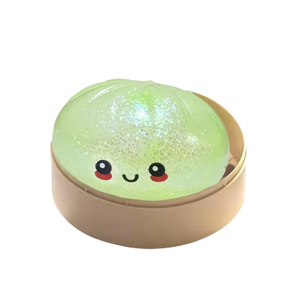11 Stijlen Realistische Reuze Dumpling Knijp Speelgoed Met Bamboe Stoommandje Zachte Deegbal Decompressie Fidget Speelgoed Grappig Creatief Cadeau