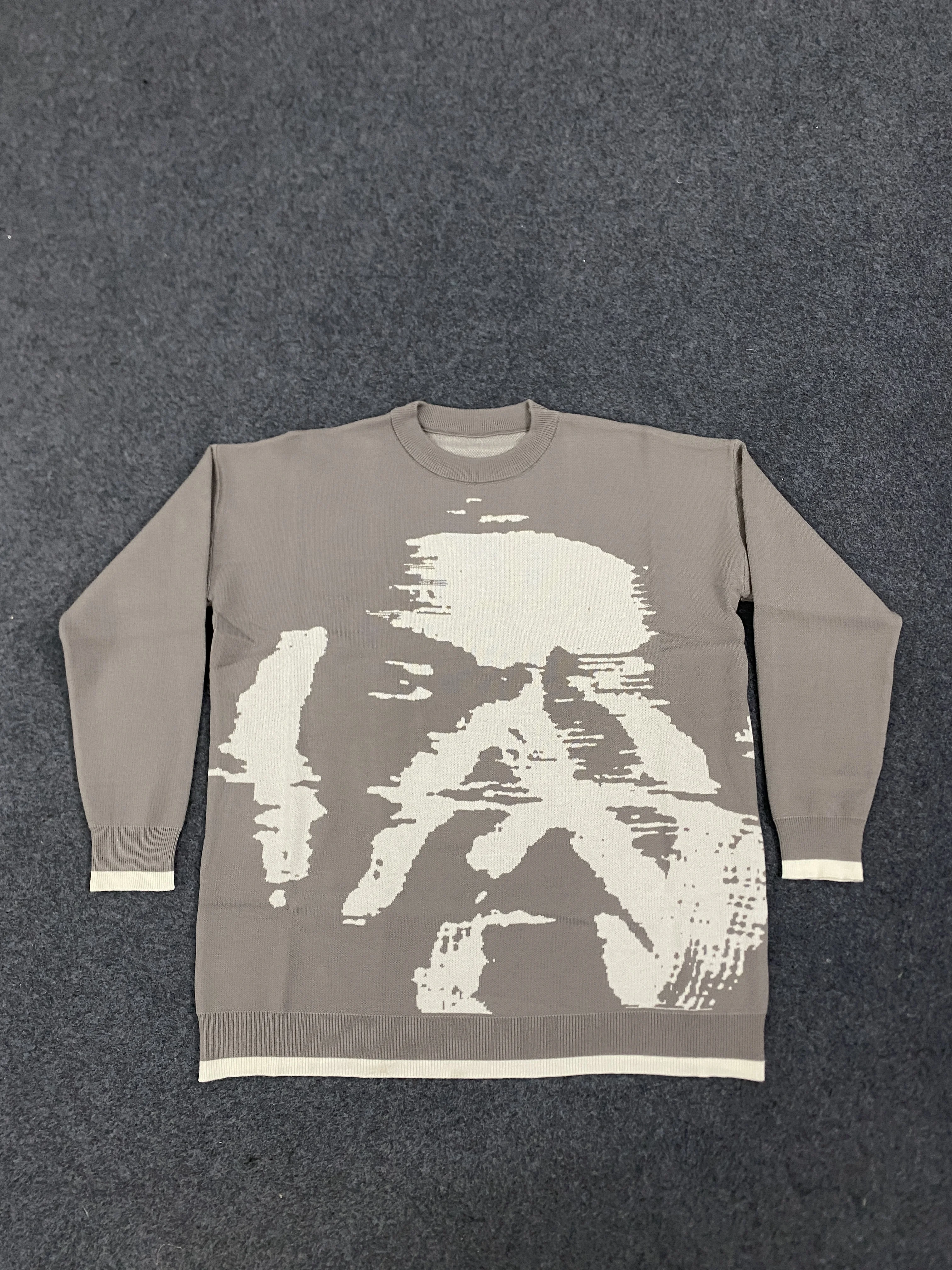 

Men's autumn and winter lazy style thick sweater fashion loose sweater couple fashion sweater trend embroidery knitting