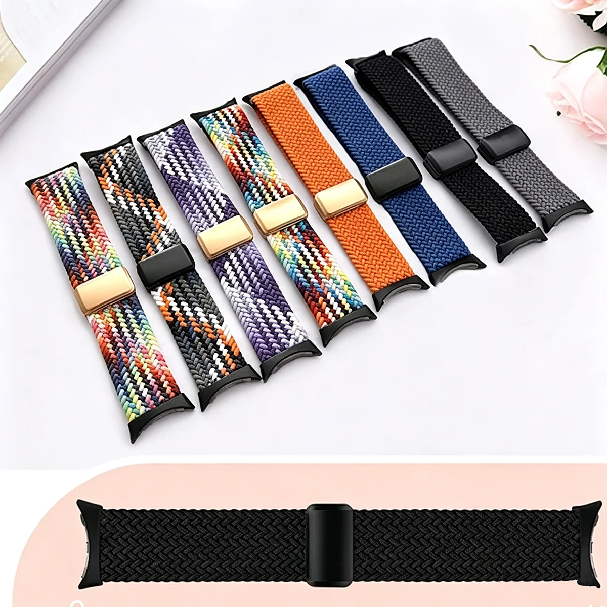 for Google Pixel Watch 5 Strap 41mm Accessories Sport Smartwatch Soft Nylon Bracelet Correa for Pixel 4/3/2/1 41mm Band Unisex