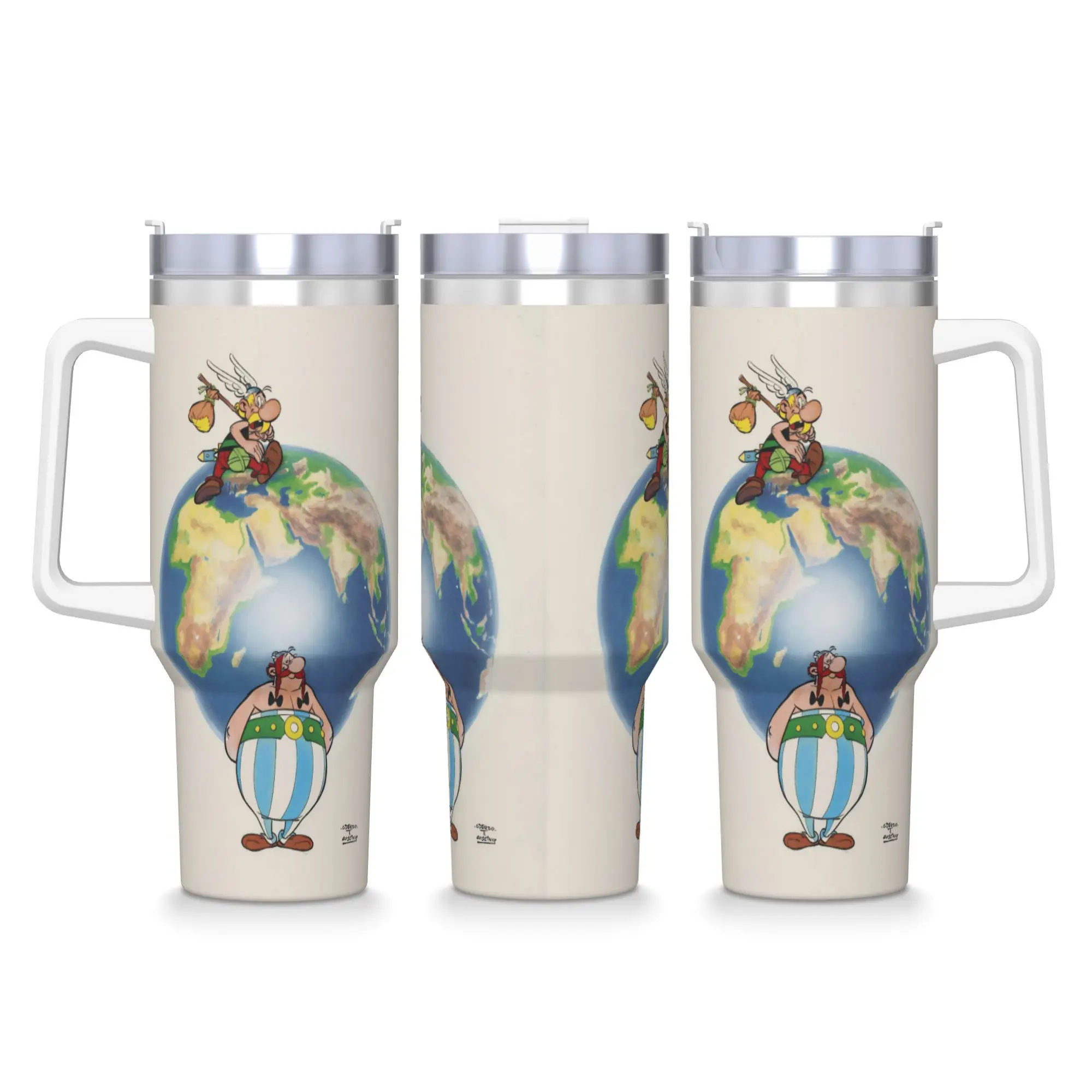 

Стакан из нержавеющей стали A-Asterix O-Obelix, кофейная кружка, сохраняющая тепло, холодные и горячие кружки, чашка для кемпинга, бутылка для воды на заказ