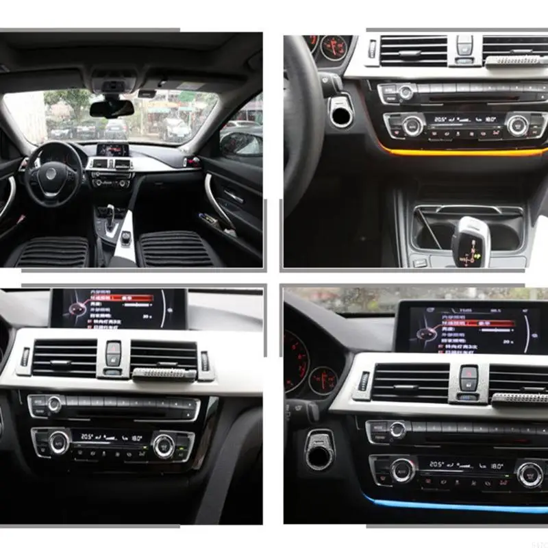 

547C Car Interior Lights with Central Control Panel for 3 F30 F32 F34 Interior Decor Carbon Fiber