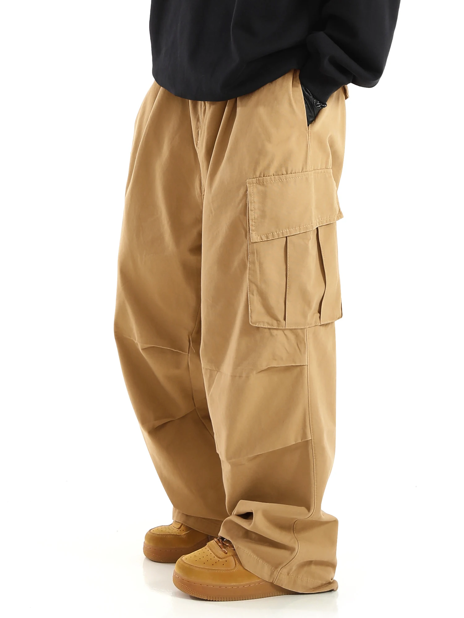 Jungen-Latzhosen Jungenhosen Weite Hosen Mittlere und Große Kinderhosen Gürtel Tasche Elastischer Bund Jogginghosen Freizeitkleidung Alles