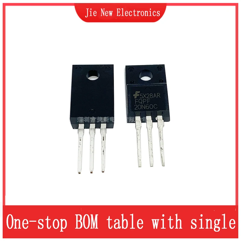 10PCS FQPF20N60C FQPF20N60 20N60 TO-220F 600V 20A MOSFET new original In Stock