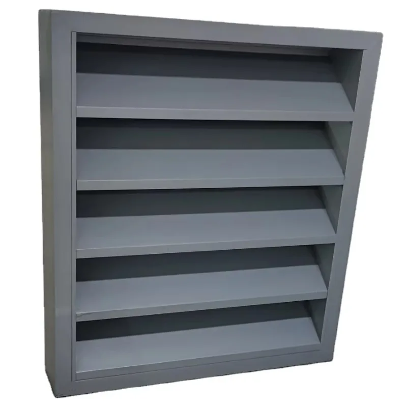 High quality 100mm deep Z-shaped fixed window Aluminum shutters