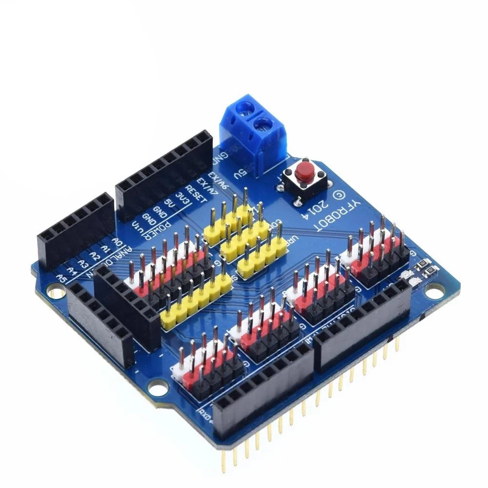 

For Arduino UNO R3 V5.0 Electric Module Sensor Shield Expansion Board Shield 5.0