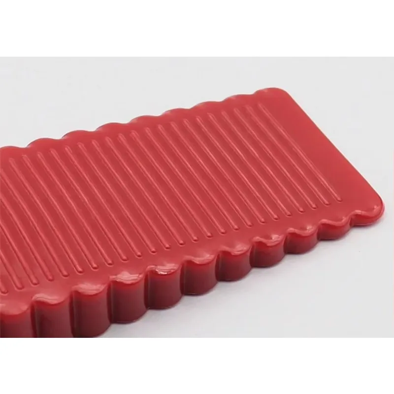 Tope de puerta delantera: tope de puerta de goma móvil anticolisión para uso doméstico. Hardware en forma de cuña para aplicaciones domésticas